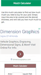 Mobile Screenshot of mulch-calculator.com
